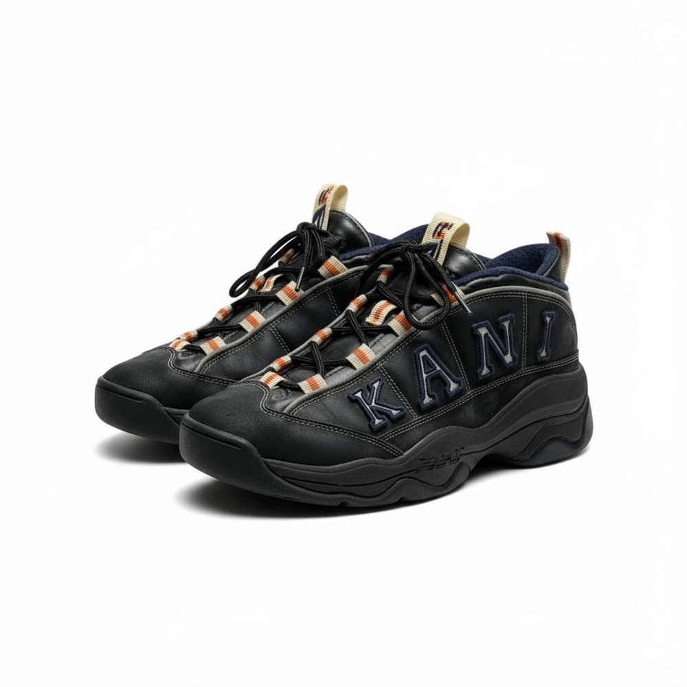 Vintage 90’s: OG Karl Kani Sport ミ★ High Top Basketball Shoes ミ★ Black 10.5 ミ★ - Picture 15 of 16
